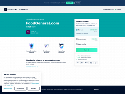 foodgeneral.com snapshot