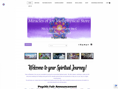 www.miraclesofjoy.org snapshot
