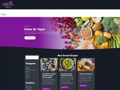 powerbyvegan.com snapshot