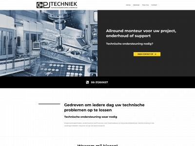 pjtechniek.nl snapshot
