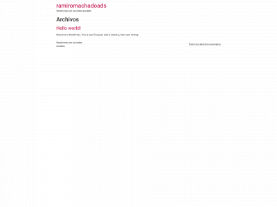 ramiromachadoads.com snapshot