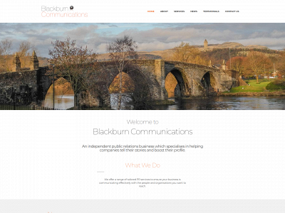 blackburncommunications.co.uk snapshot
