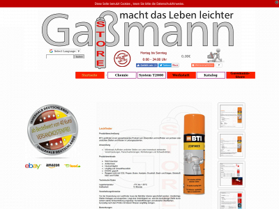gassmann-store.com snapshot