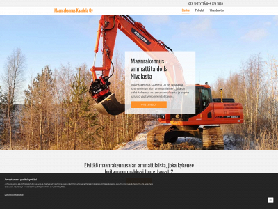 maanrakennuskaarlela.fi snapshot