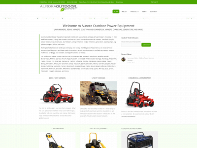 auroraoutdoorpower.com snapshot