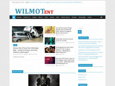 wilmotent.com snapshot