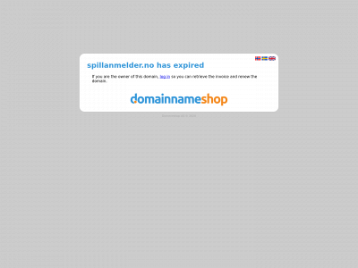 spillanmelder.no snapshot