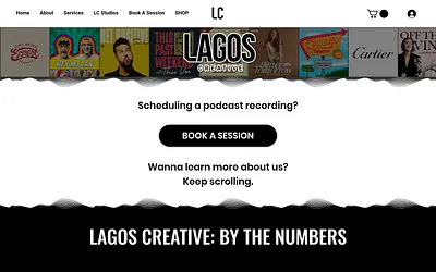 www.lagoscreative.co snapshot