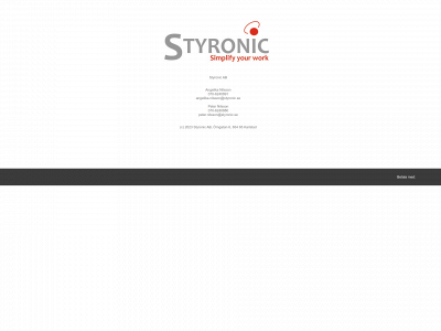styronic.se snapshot