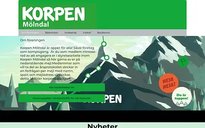 korpenmolndal.se snapshot