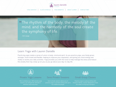 laurendanielleyoga.com snapshot