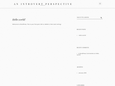 anintrovertperspective.com snapshot