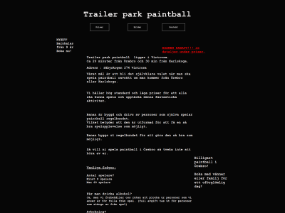 trailerparkpaintball.se snapshot