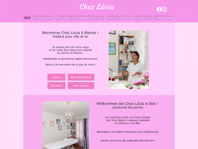 chezlucia.ch snapshot