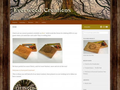 everwoodcreations.com snapshot