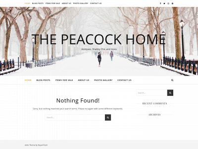 thepeacockhome.com snapshot