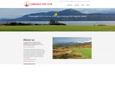 carradalegolf.com snapshot