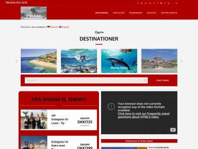 sfinksrejser.dk snapshot