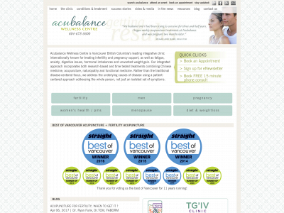 www.acubalance.ca snapshot