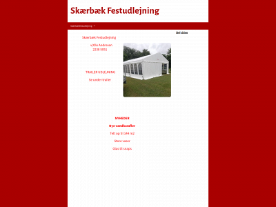 skaerbaek-festudlejning.dk snapshot