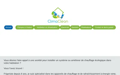 clima-clean.be snapshot