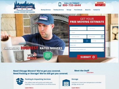 newcitymoving.com snapshot