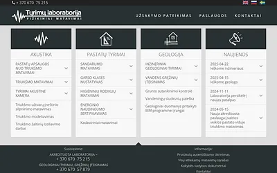 tyrimulaboratorija.lt snapshot