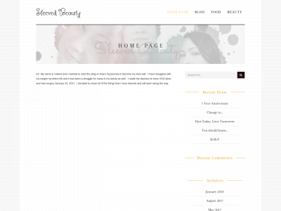 sleevedbeauty.com snapshot