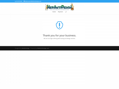 webantsdesign.com snapshot