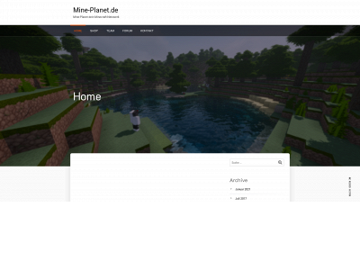 mine-planet.de snapshot