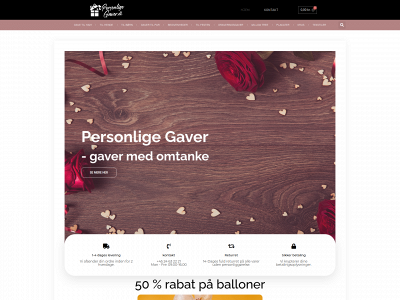 personligegaver.dk snapshot