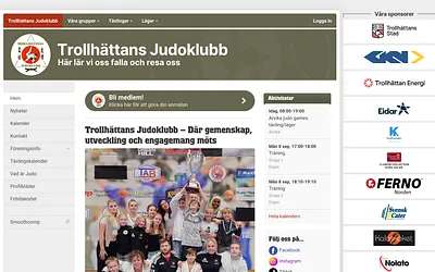 trollhattansjk.se snapshot