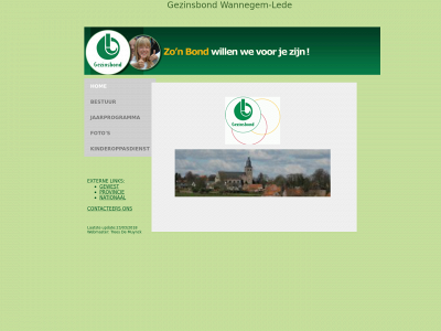 gezinsbondwannegem-lede.be snapshot