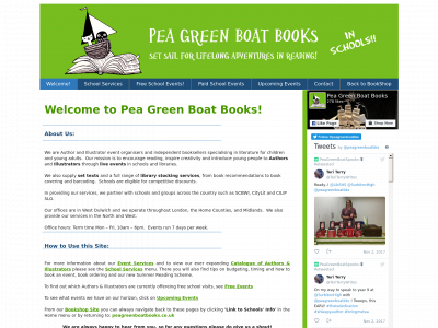 peagreenboatbooks.co.uk snapshot
