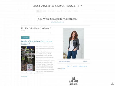 www.sarastansberry.com snapshot