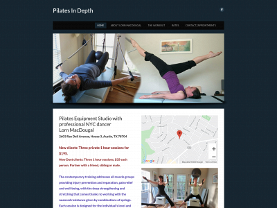 pilatesindepth.com snapshot