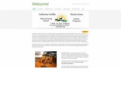 oneacrefarmtx.com snapshot