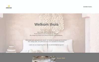 schilderxavier.be snapshot