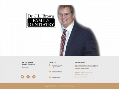 drjlbrownfamilydentistry.com snapshot