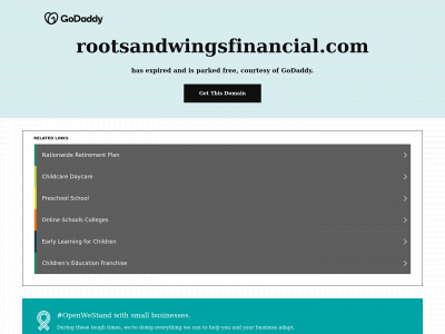 rootsandwingsfinancial.com snapshot