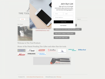 tiretoolproducts.com snapshot