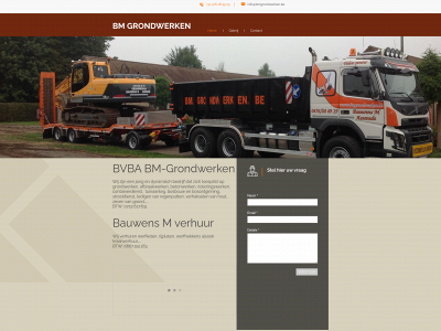bmgrondwerken.be snapshot