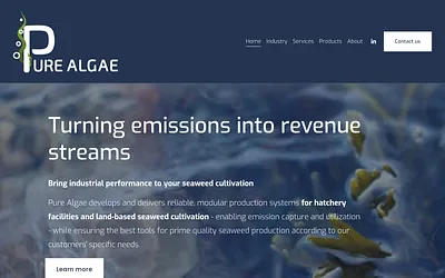 purealgea.dk snapshot