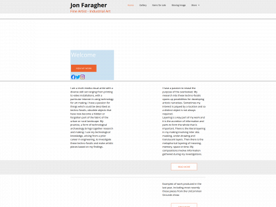 jonfaragher.com snapshot