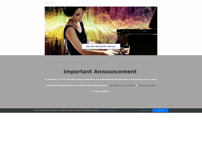 www.asojuniorpatrons.com snapshot