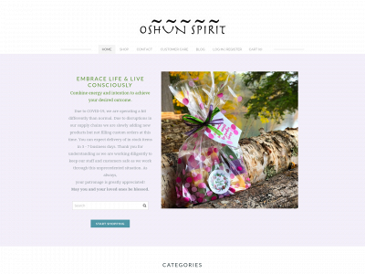 www.oshunspirit.com snapshot