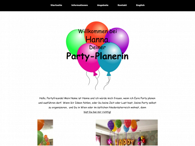partyplanner.at snapshot