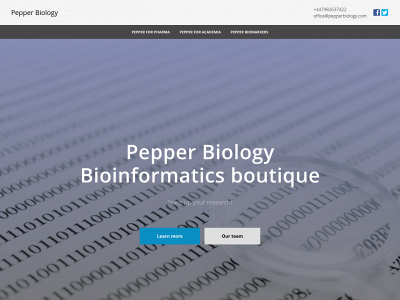 pepperbiology.com snapshot