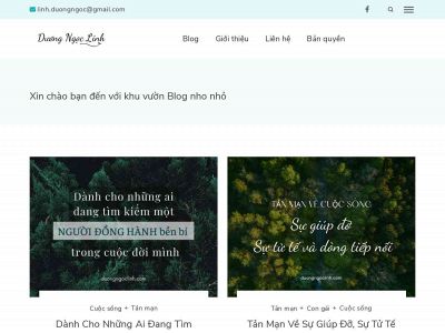 duongngoclinh.com snapshot