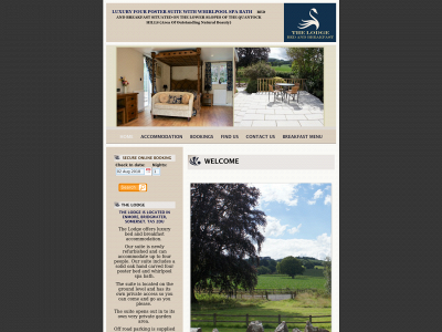 thelodgebandbsomerset.co.uk snapshot